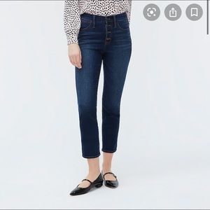 JCrew Vintage Straight Jean with button fly